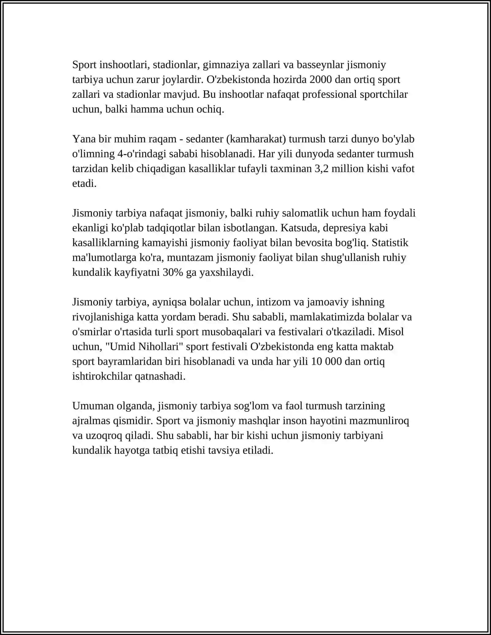 Jismoniy Tarbiya va Uning Ahamiyati 4