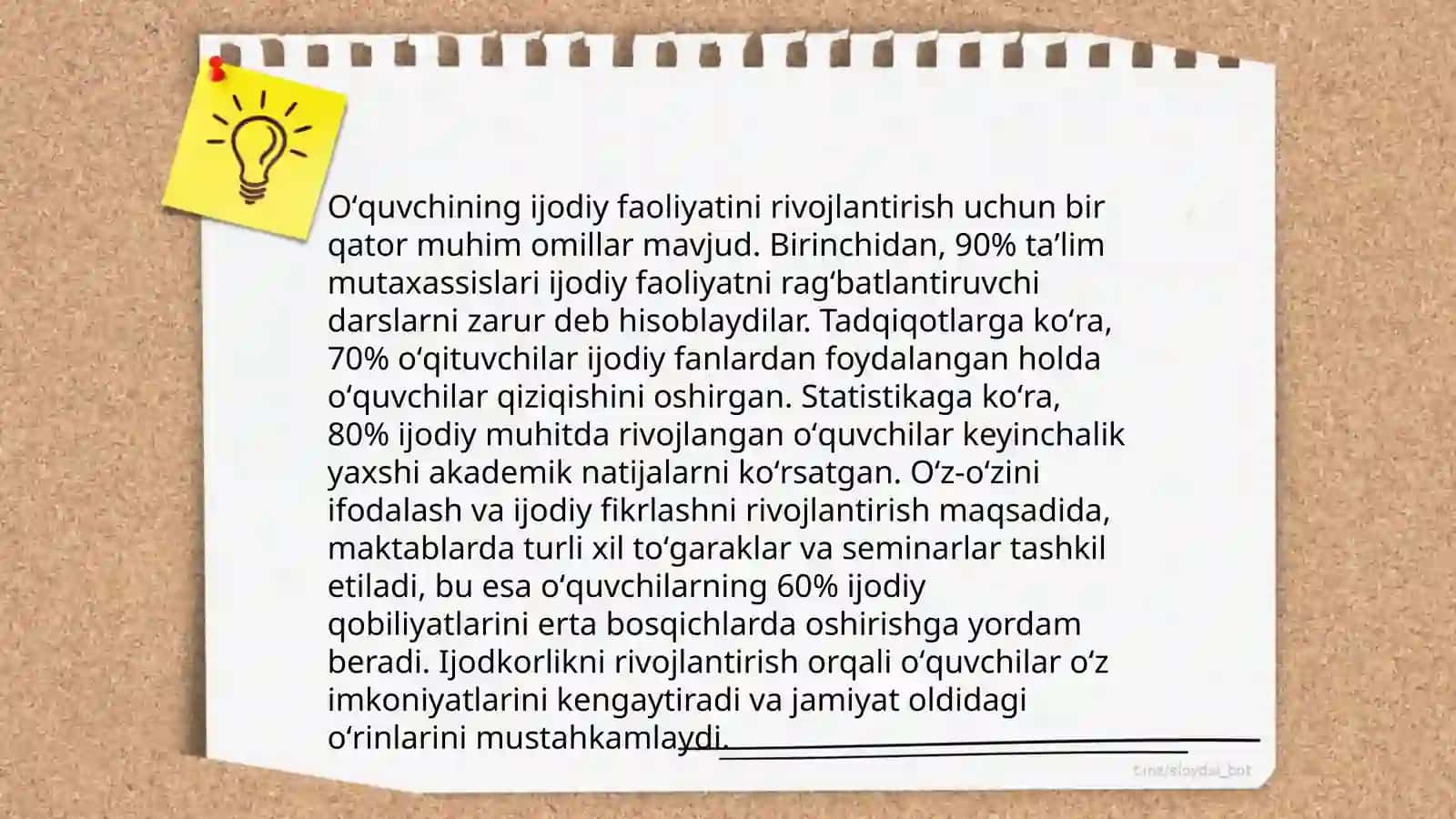 Pedagogik muloqot oʻquvchining ijodiy faoliyati sifatida 4
