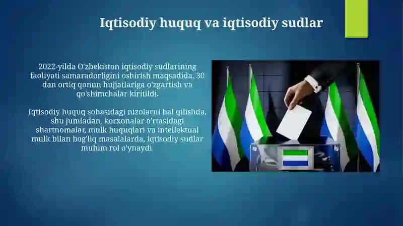 Oʻzbekistonning Bugungi Huquq Tizimi 4