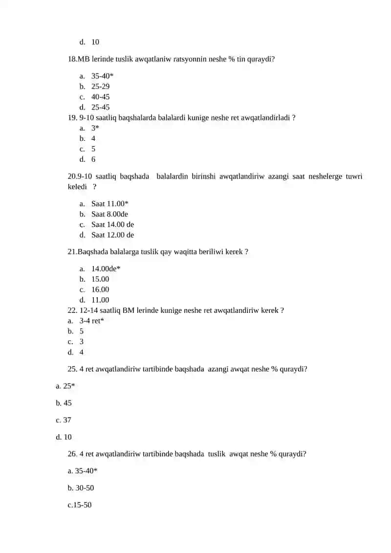 №9 MBM lerinde awqatlaniwga gigienik baha beriw 4