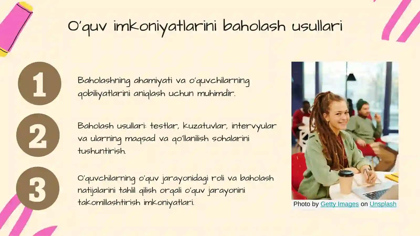 O'quv imkoniyatlarni aniqlash va rivojlantirish 4
