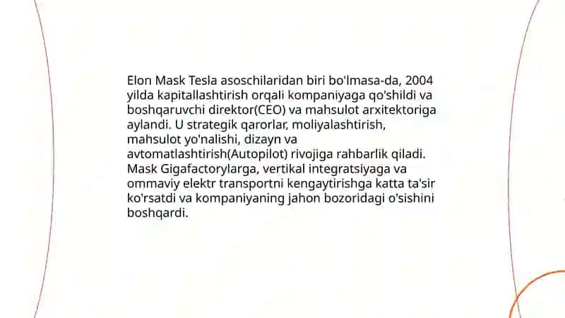 Tesla kompaniyasi haqida 4
