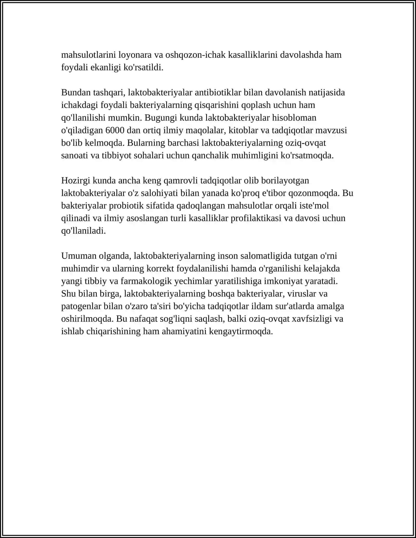 LACTOBACILLUS 4