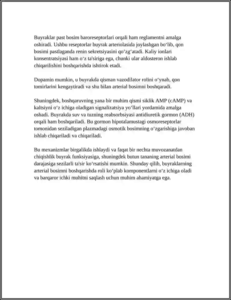 ARTERIAL BOSIM BOSHQARUVIDA BUYRAKLARNING ROLI 4