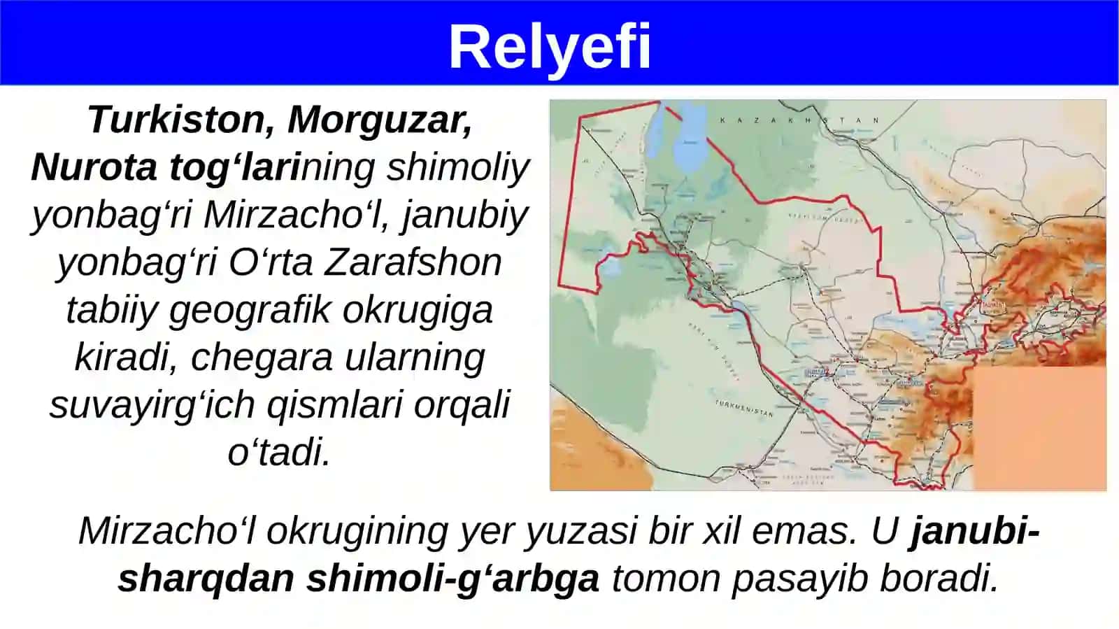 Mirzacho‘l tabiiy geografik okrugi 4