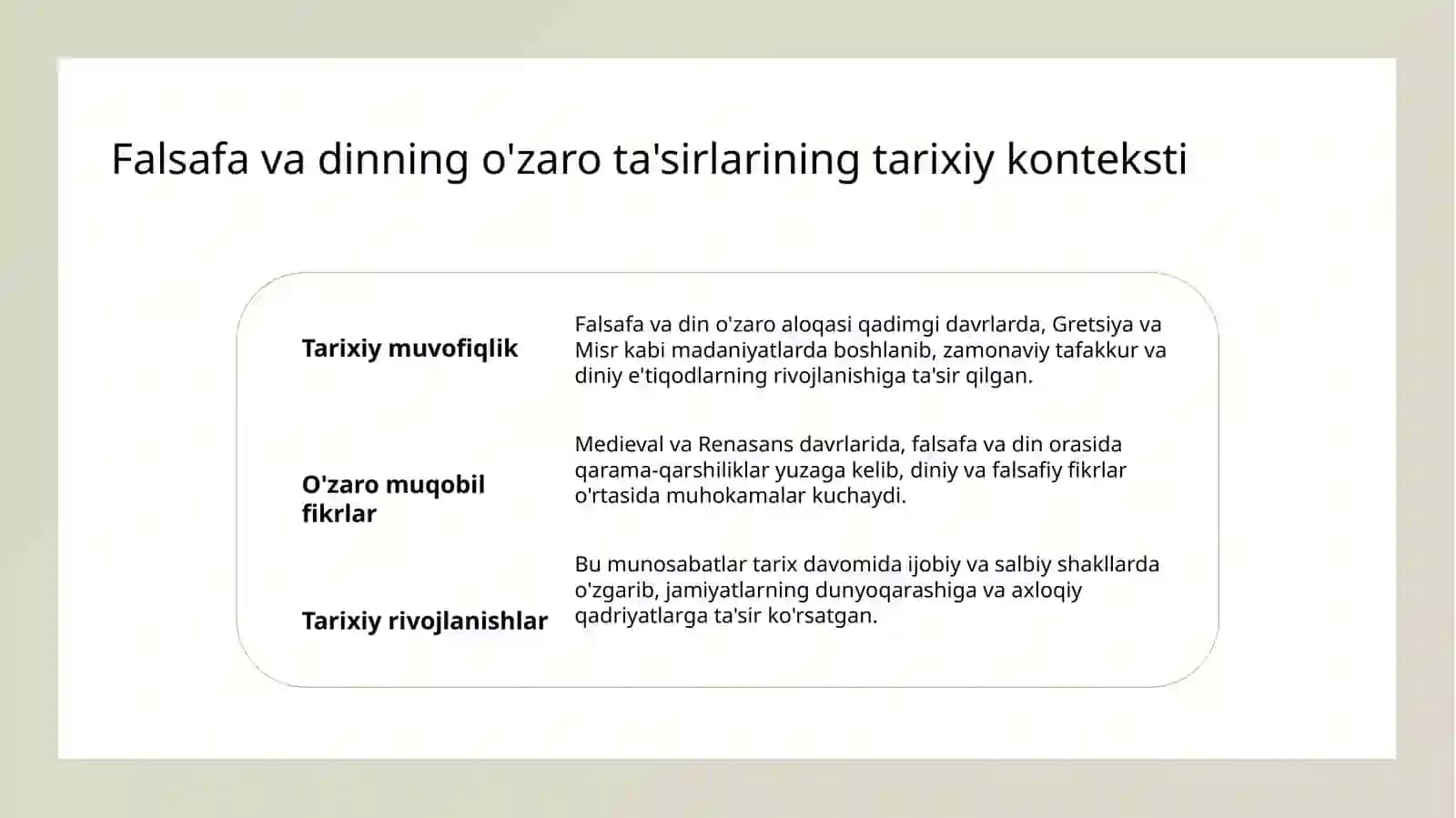 Falsafa va din: asosiy farqlar va o'zaro ta'sirlar 4