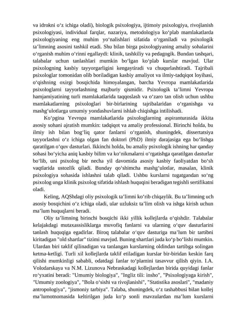 Psixologiya kasbiy faoliyat turlari 4