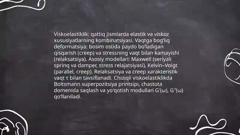 Deformatsiya qattiq jisimlarda suyuqlik gazlarda diffuziya 4