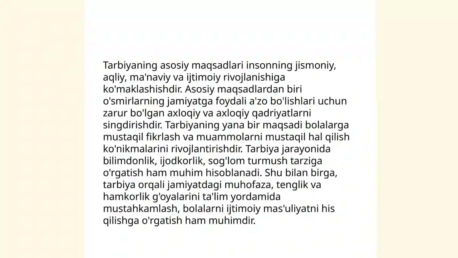 Tarbiya jarayonining Mohiyati 4