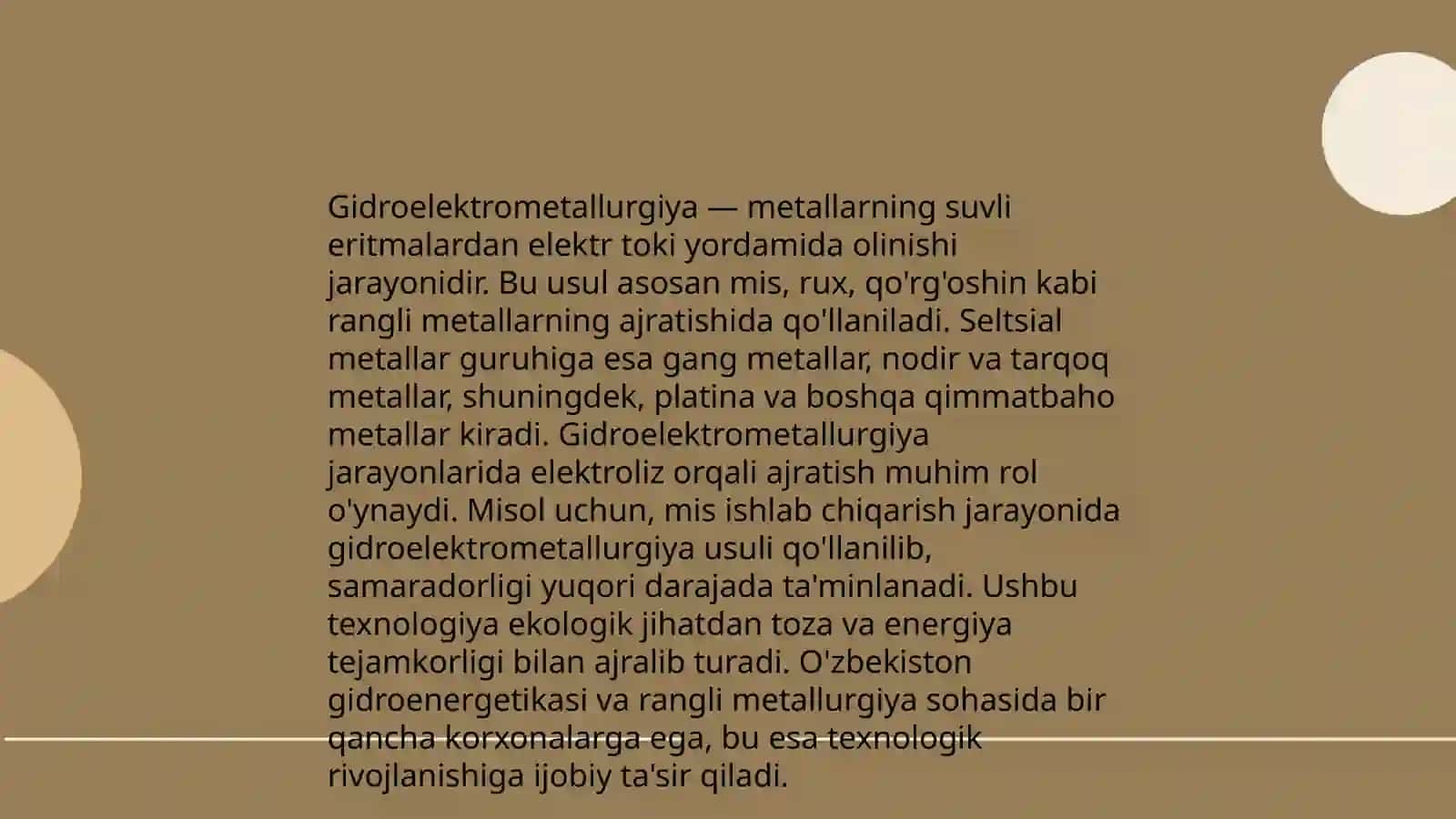 Gidroelektrometallurgiya usuli bilan metallarni ajratish 4