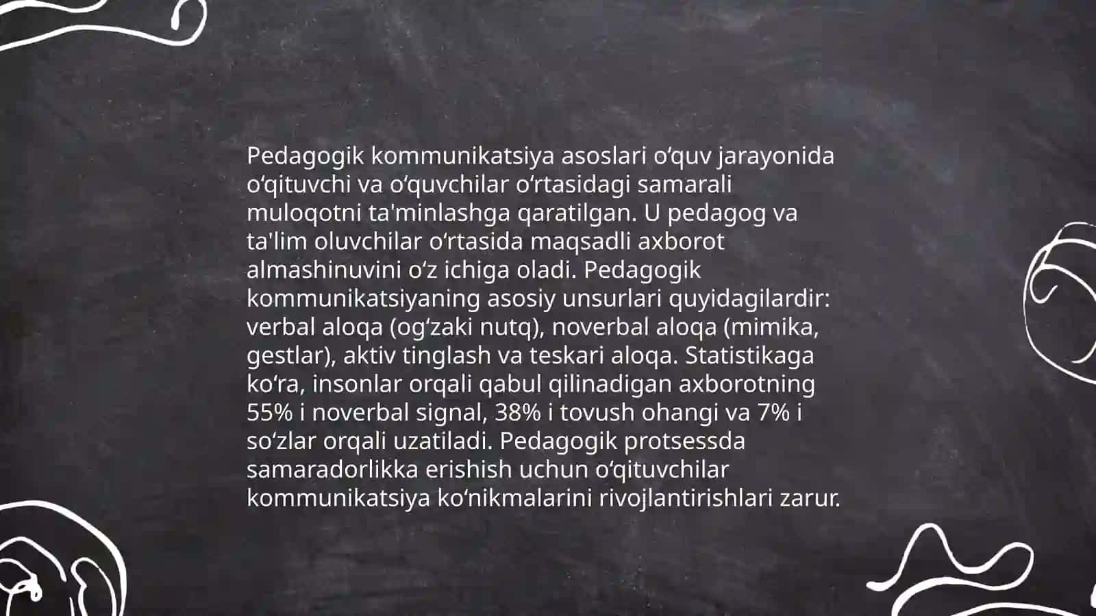 O'qituvchining kommunikativ madaniyati 4