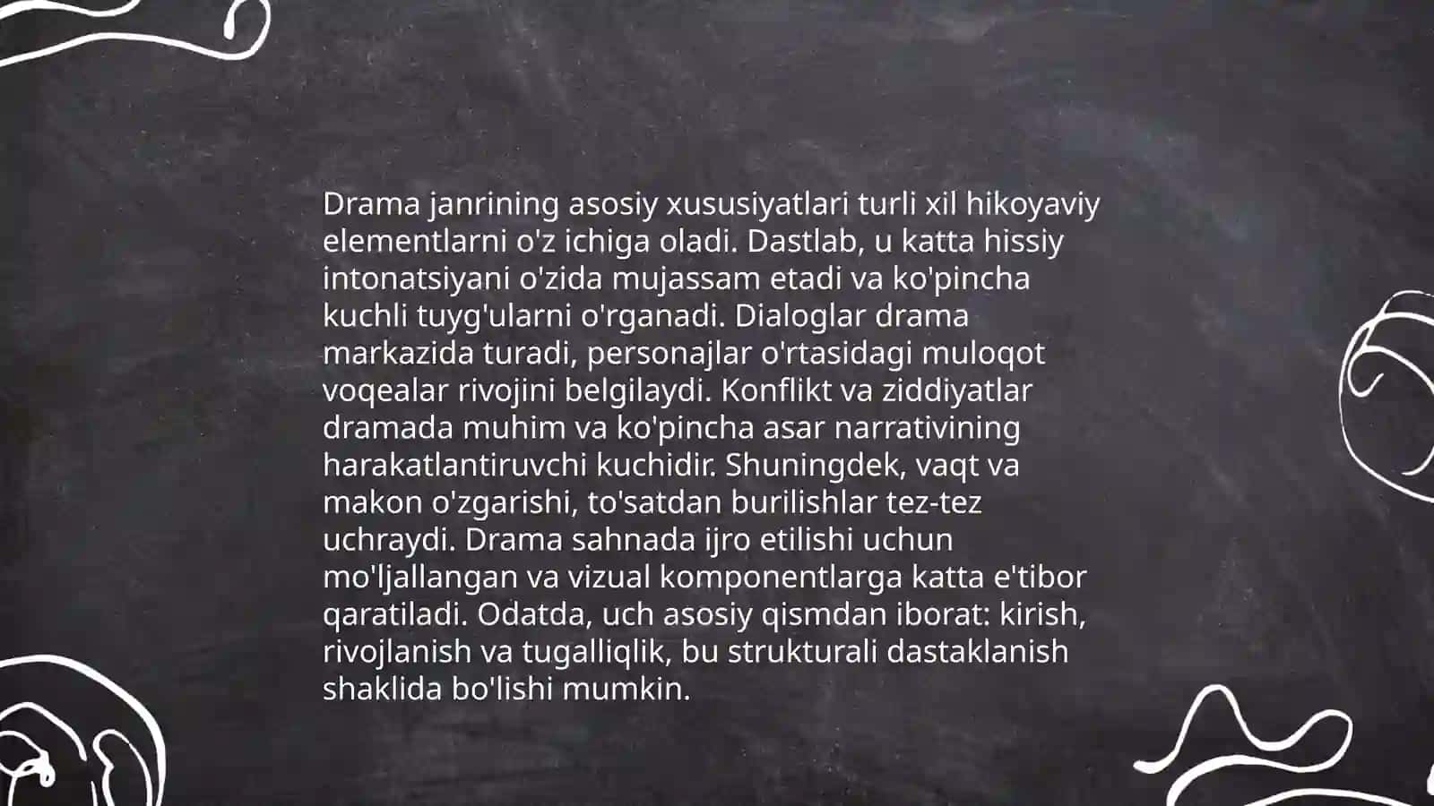 Dramatik tur va uning janrlari 4