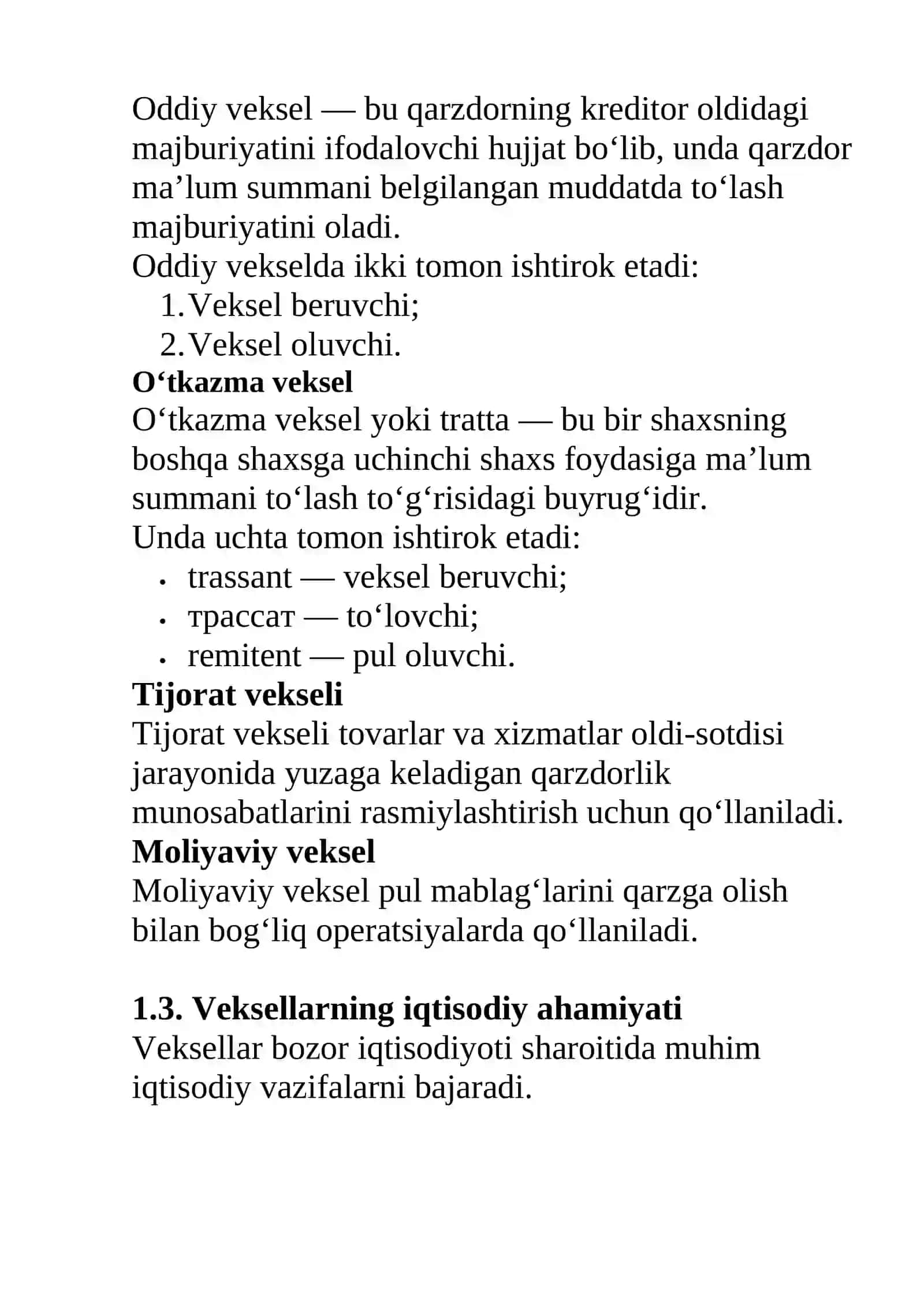 VEKSELLARNI DISKONT QILISH VA HISOBLASH 4