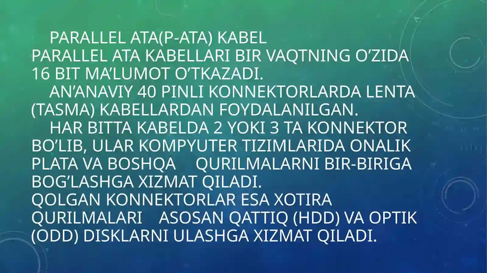Ta’minot bloki konnektorlari 4