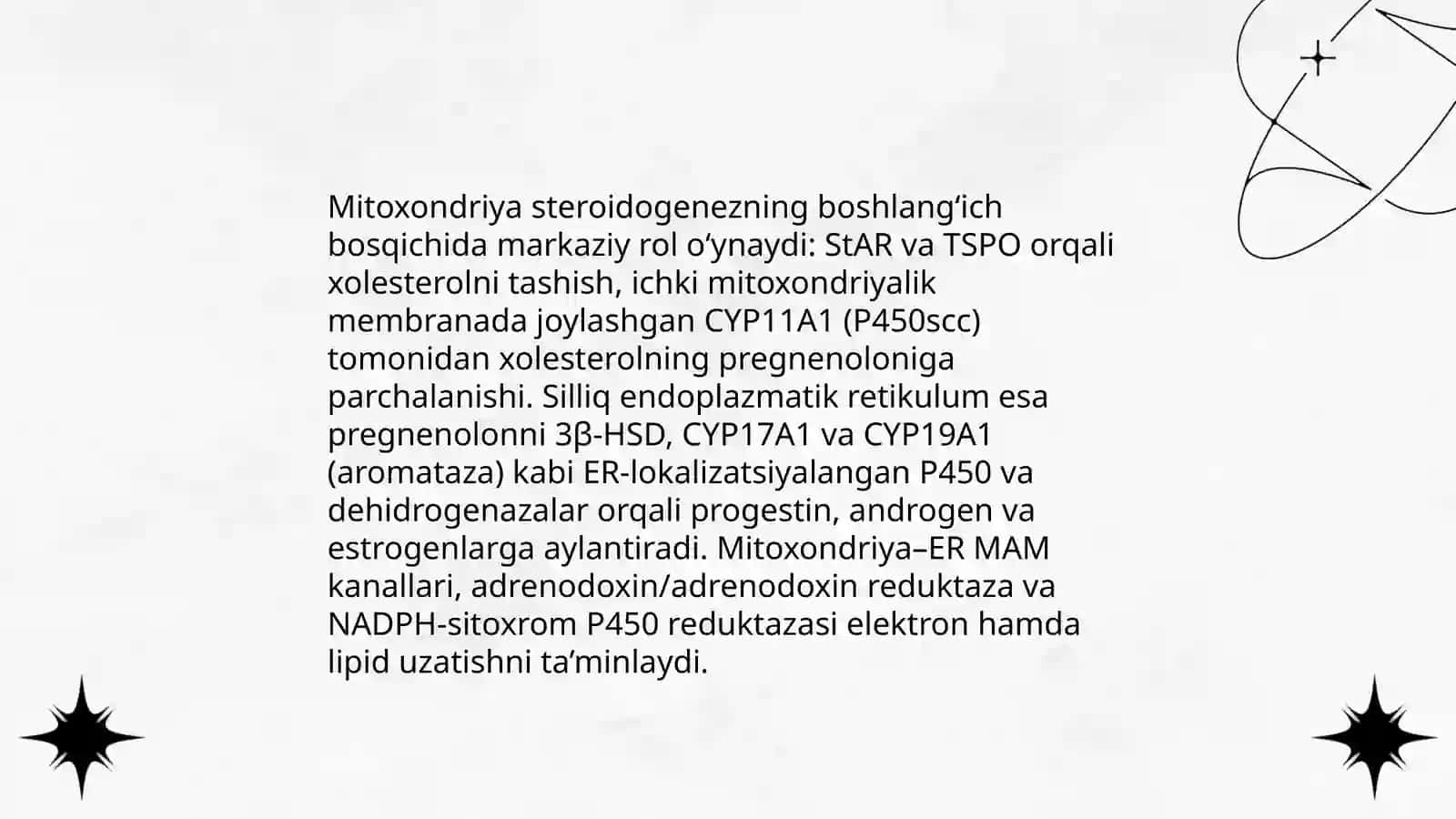 Steroid gormonlari ularning sintezi va metabolizmi 4