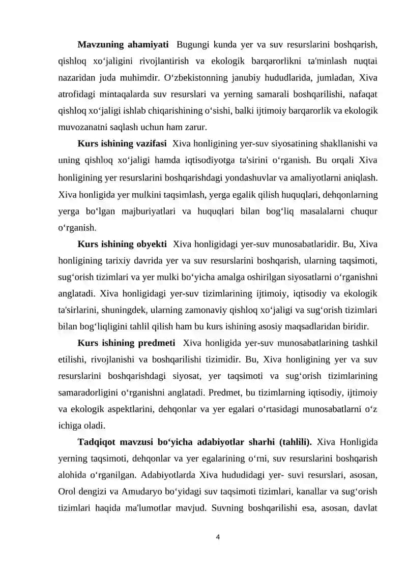 Xiva xonligida yer-suv munosabatlari 4