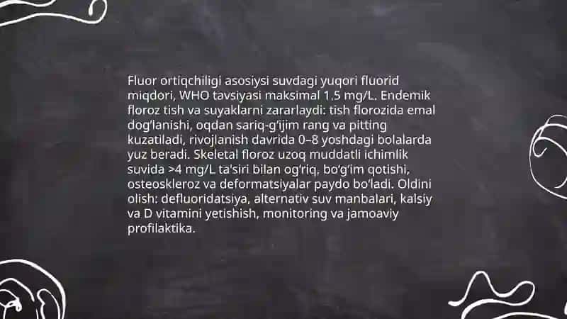 Biogen elementlar konsentratsiyasi òzgarishi bilan boģliq bòlgan endemik va kasb kasalliklari 4