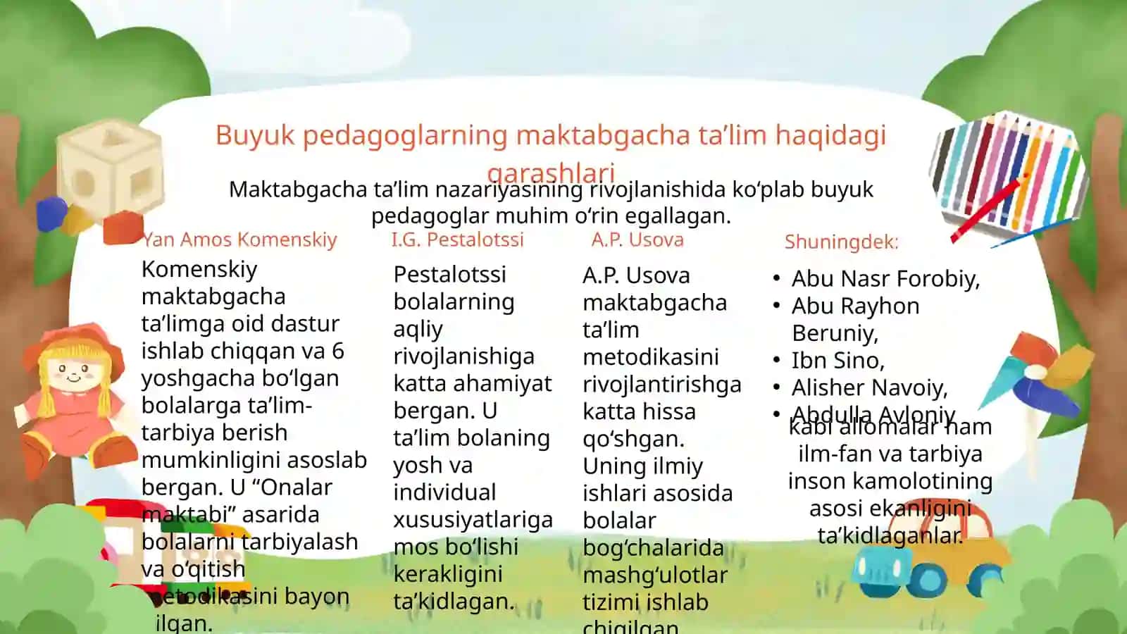 Maktabgacha ta'lim tashkilotining maktab bilan oʻzaro aloqasi 4