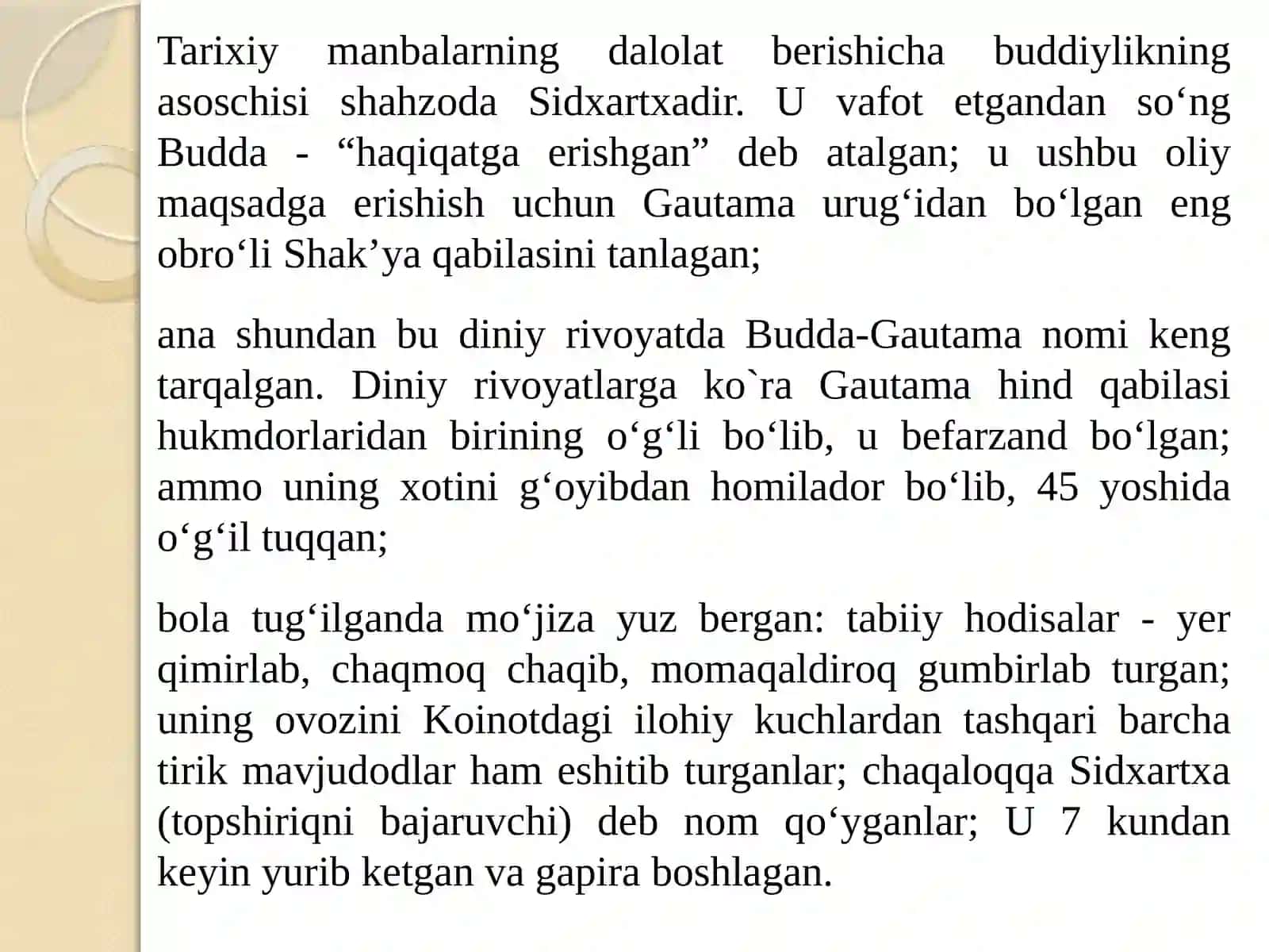Buddizm dini tarixi va asosiy g‘oayalari 4