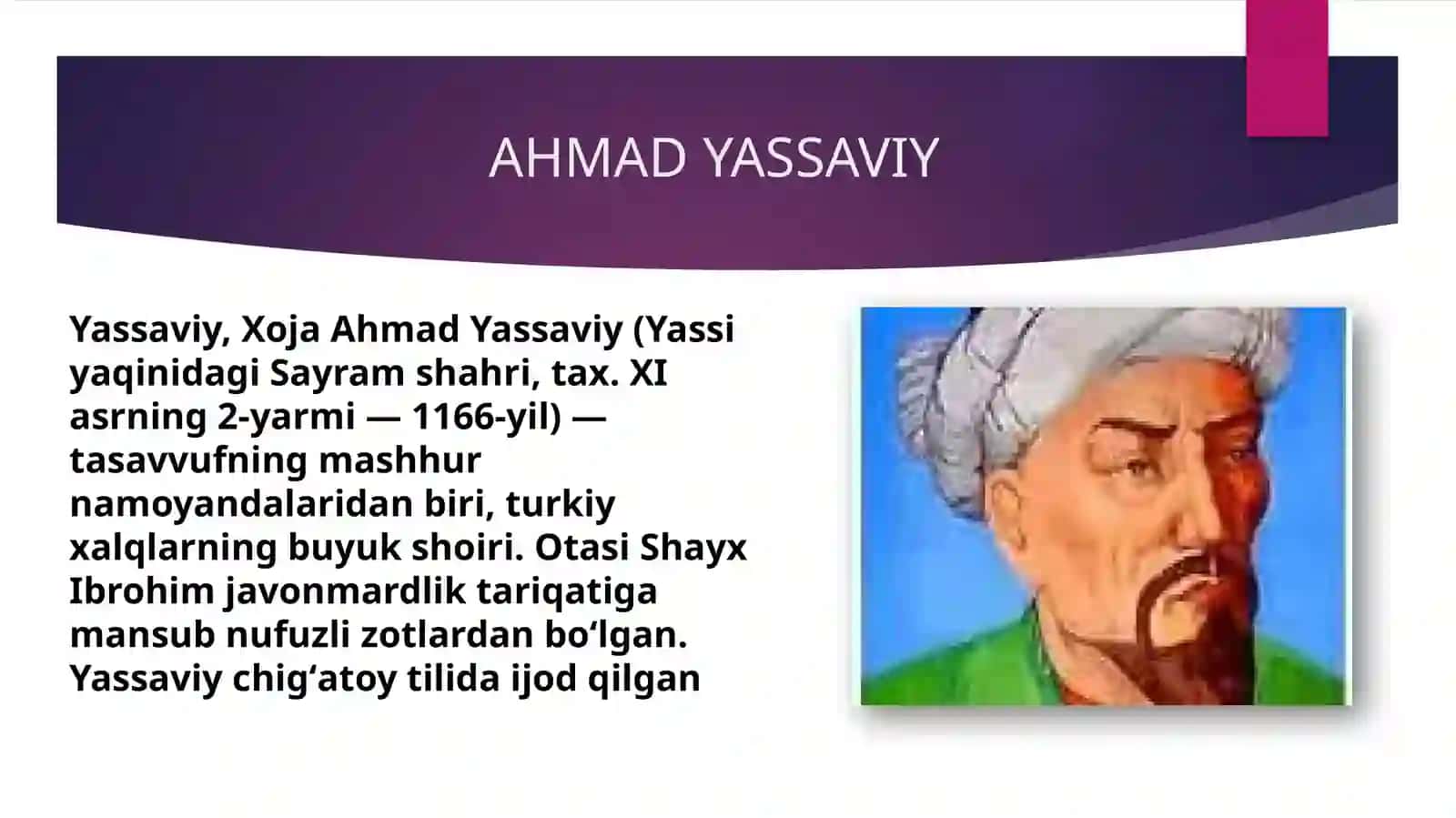 AHMAD YASSAVIY VA SUQROT TA’LIMOTLARI 4