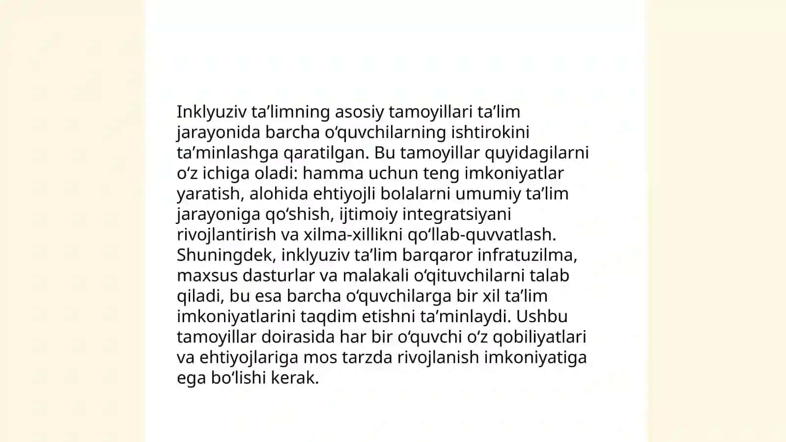 Inklyuziv oʻqituvchining faoliyati 4