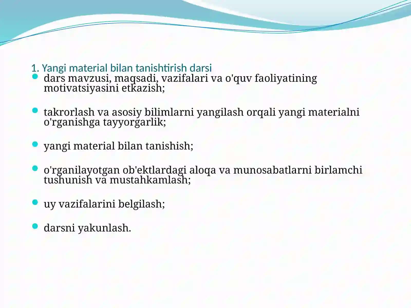 Maxsus fanlarni o'qitish shakllarining umumiy tavsifi 4