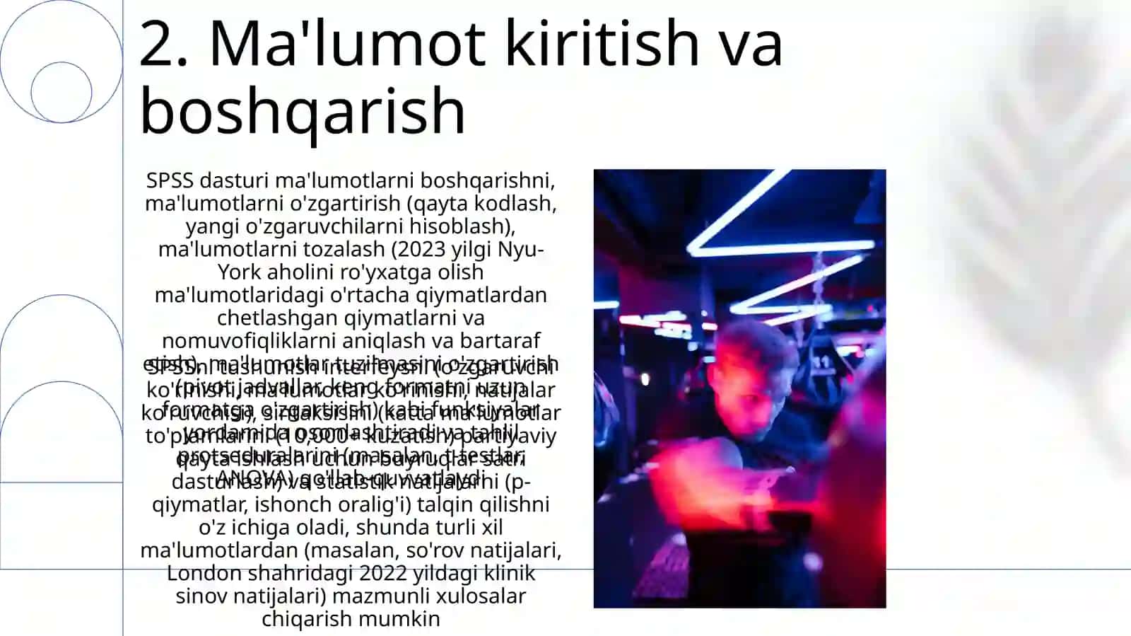 SPSS dasturi haqida umumiy tushuncha 4
