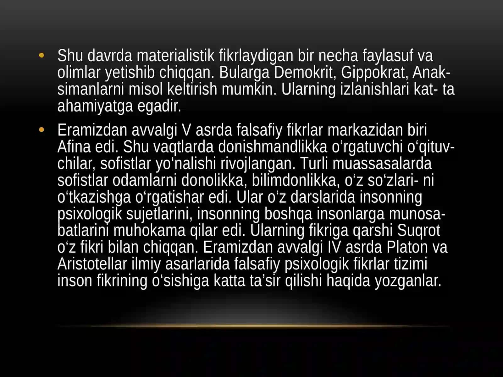 Psixologiyani Dastlabki va O'rtacha Asrlarda Rivojlanishi 4