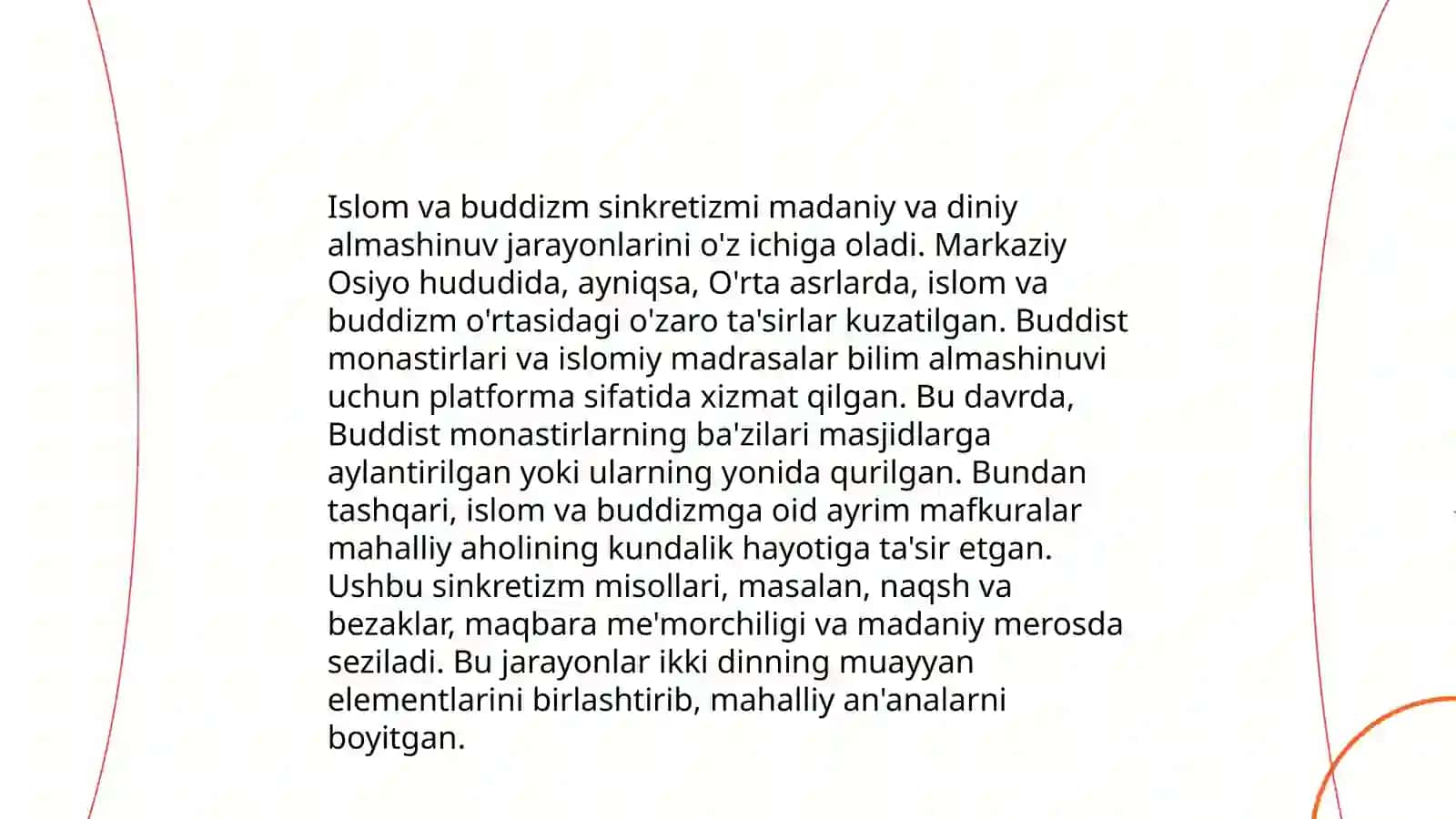 Islom va bowqa diniy aqidalar sinkretlashivu natijasida shakllangan diniy taʼlimot 4