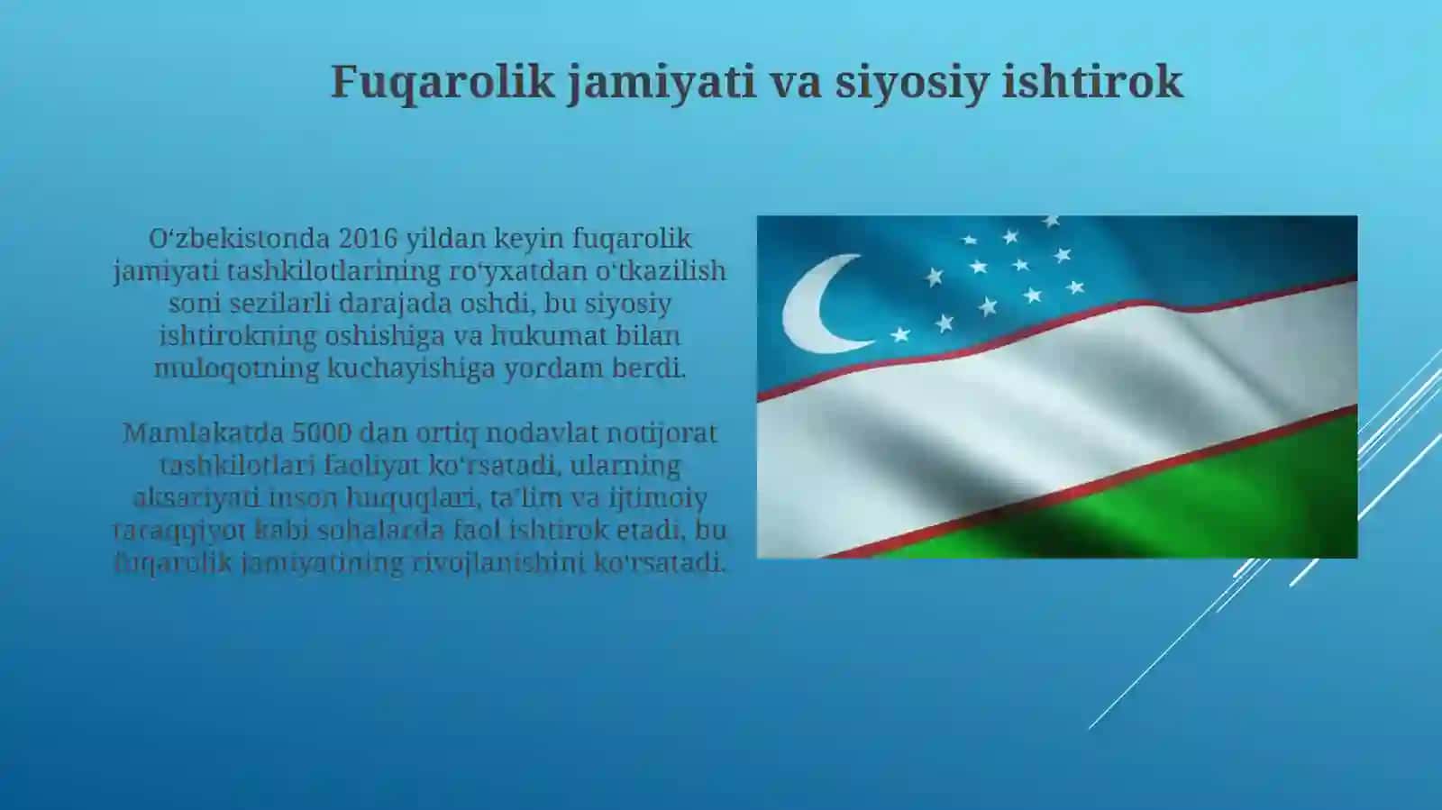 O'zbekistonda demokratik fuqarolik jamiyati 4
