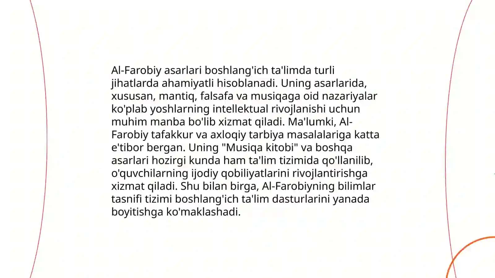 Boshlang'ich ta'lim fanlarini o'qitilish jarayonida sharq mutafakkirlari merosidan foydalanish 4