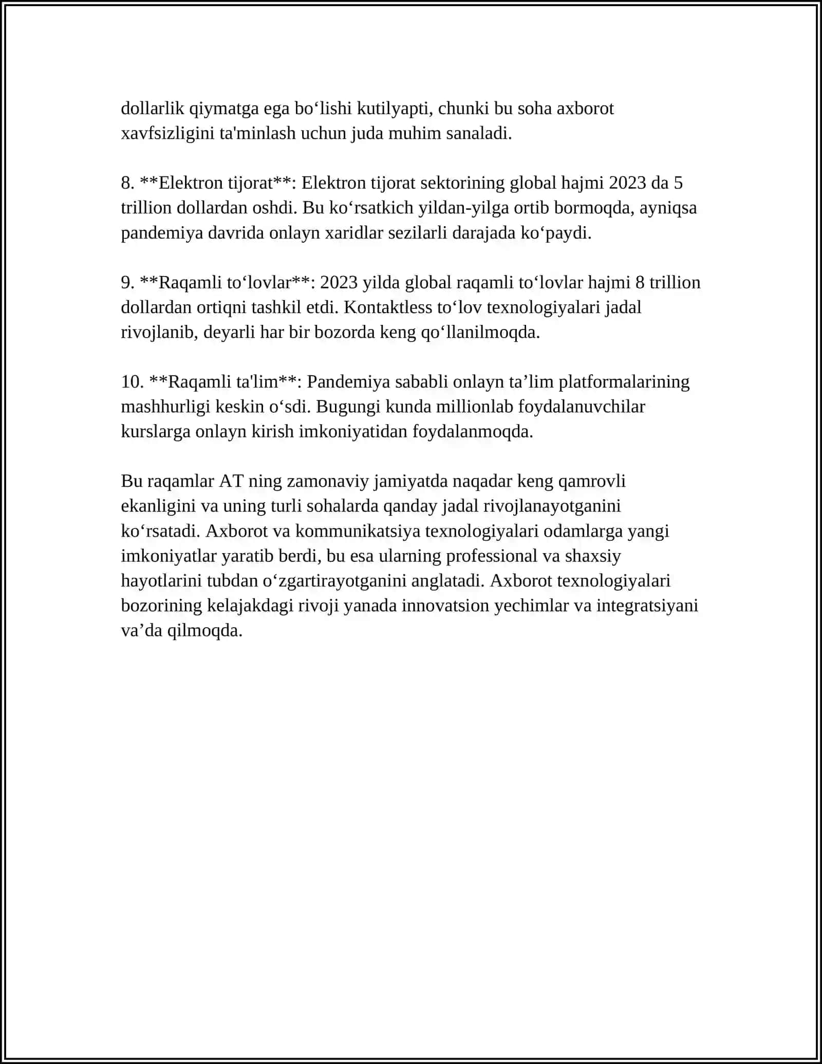 Axborot texnologiyalari asoslari 4