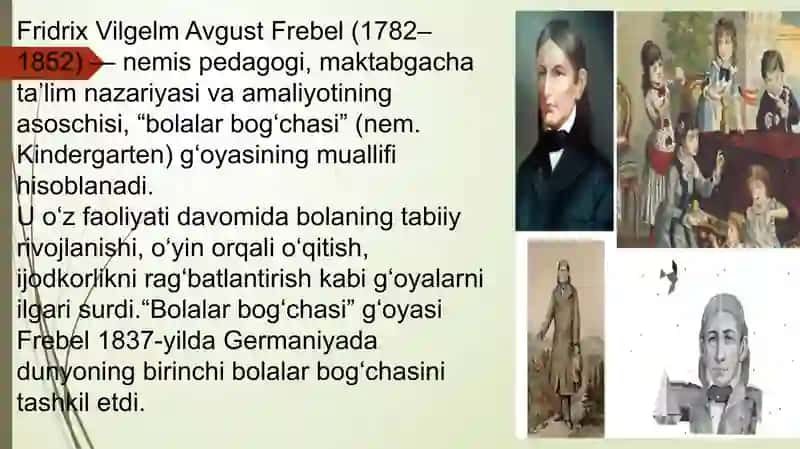 STEAM texnalogiyasi tadbiq qilishda Fredrix Frebelning didaktik tizimidan didaktik oʻyi foydalanish 4