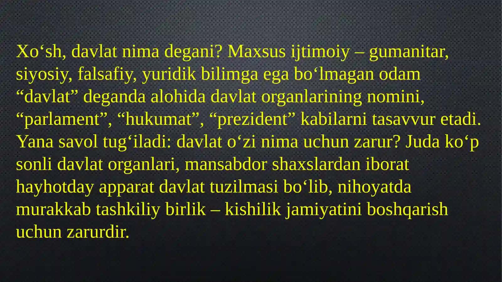O'zbekistonda davlat hokimiyatining huquqiy shakllari 4