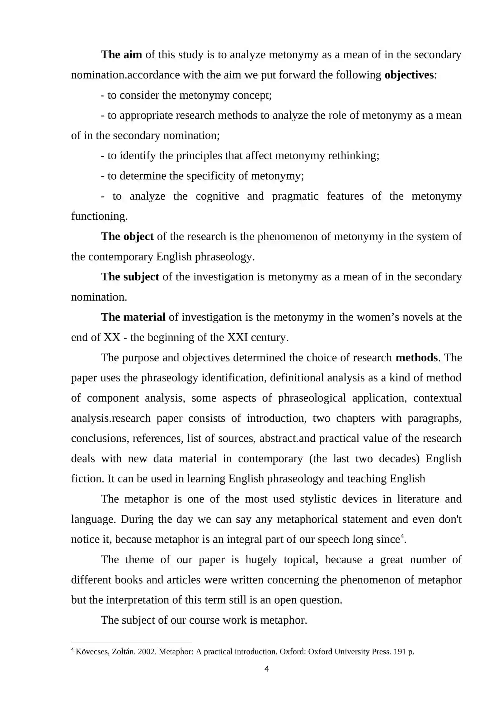 The phenomenon of metaphor in advertising discourse 4