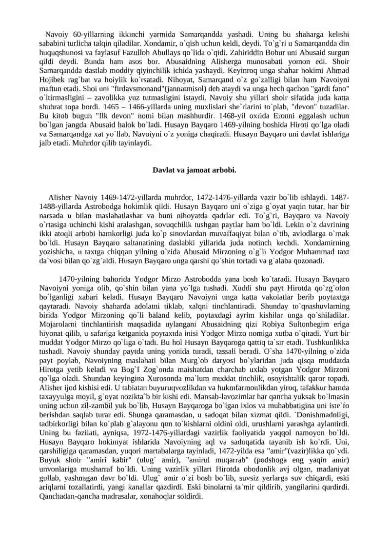 Alisher Navoiy hayoti va ijodi 4