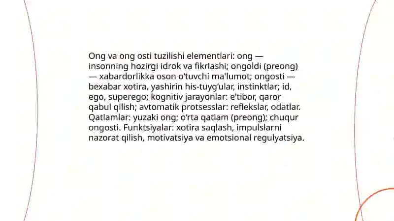 Ong va ong osti xarakteristikasi 4