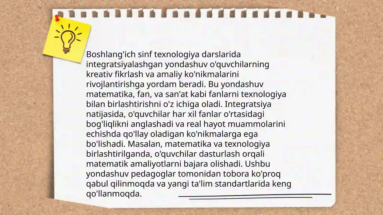 Integratsiyalashgan darslar 4