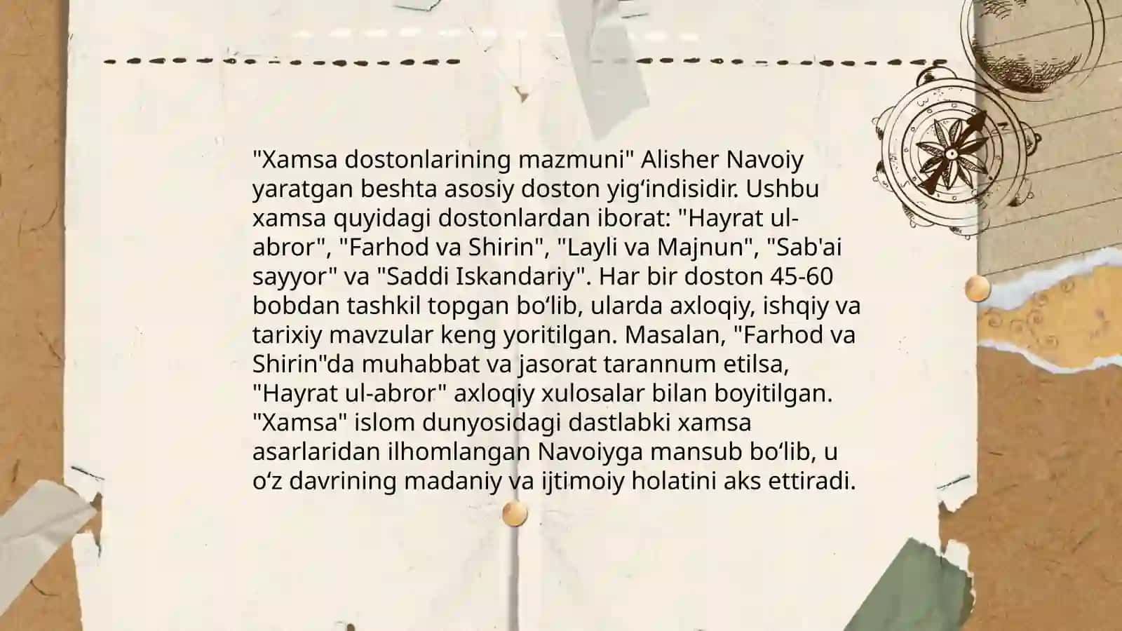 Alisher Navoiyning Xamsa dostonlari 4