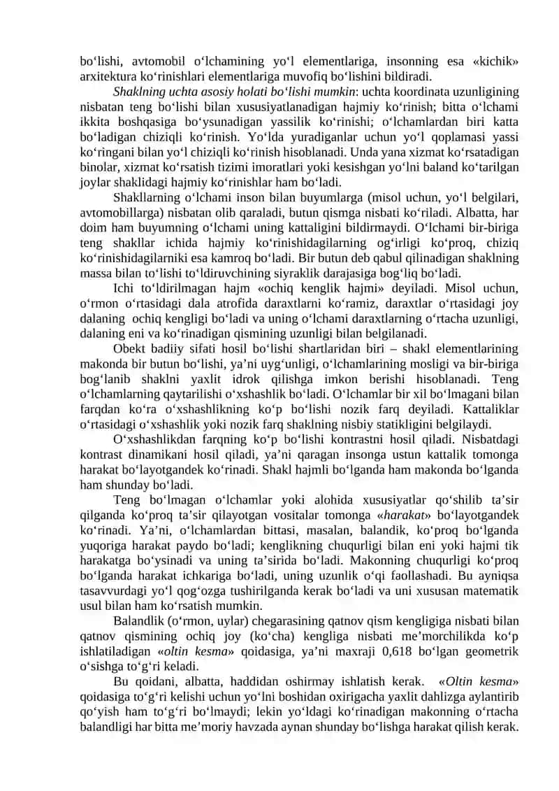 Maruza. Avtomobil yo‘llari arxitekturasi 4