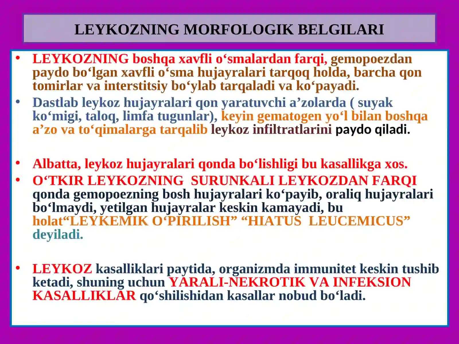 Orttirilgan gemolitik animiyalar laborator diagnostikasi 4