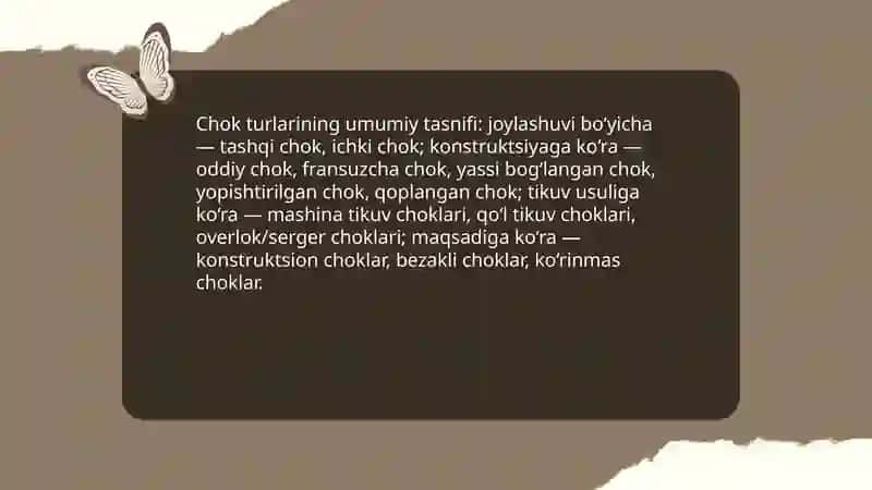 Kiyim konstruktiv tuzulishi va kesimning choklarga taʼsiri 4