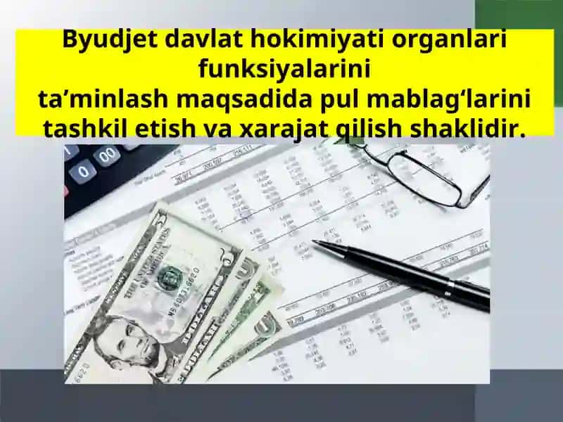 Byudjet huquqi va Predmeti 4