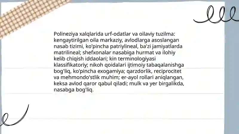 Polineziya xalqlari etnografiyasi 4