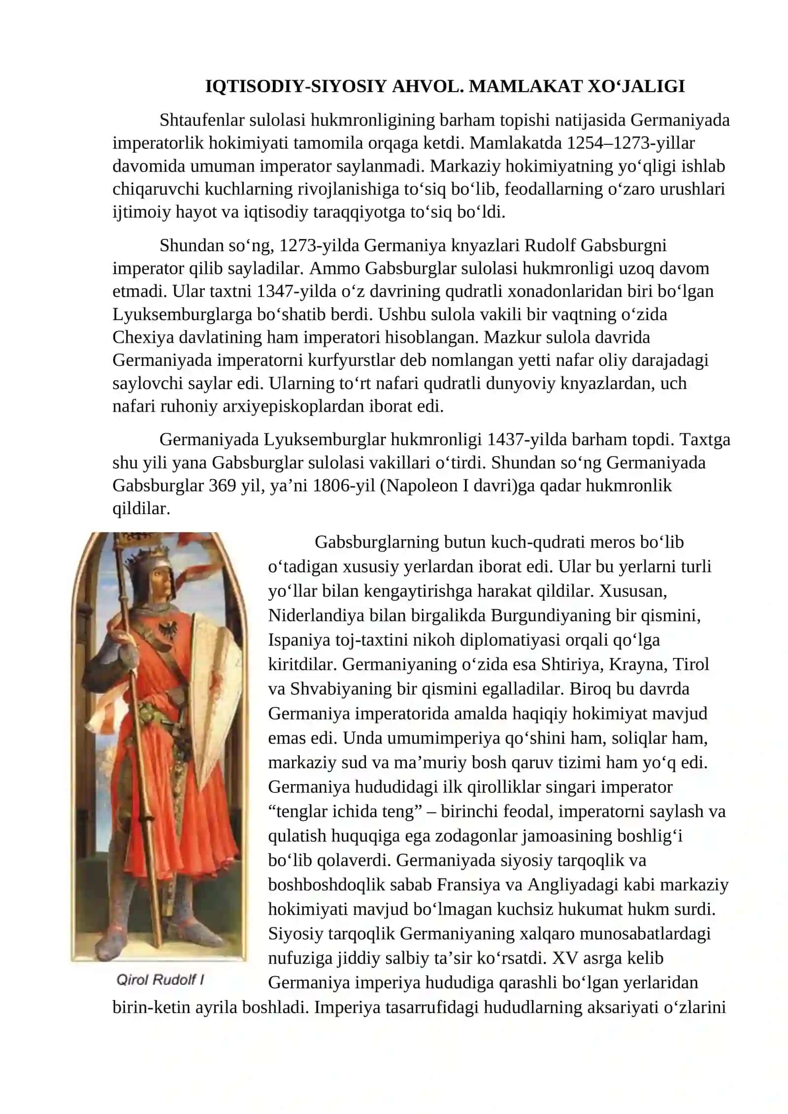 FRIDRIX II HUKMRONLIGI. SHTAUFENLAR SULOLASINING TUGASHI 4