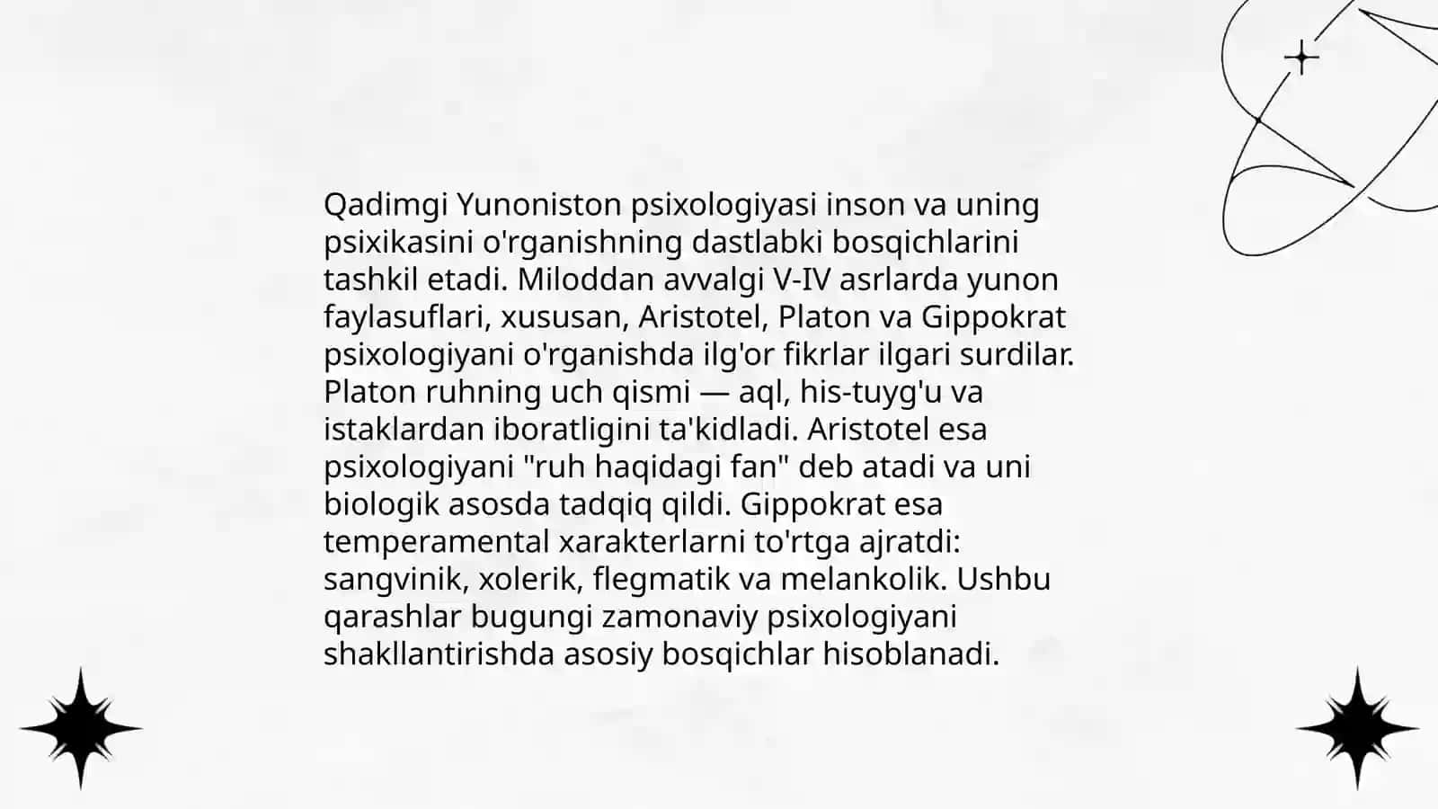 Antik davri psixologiyasi 4