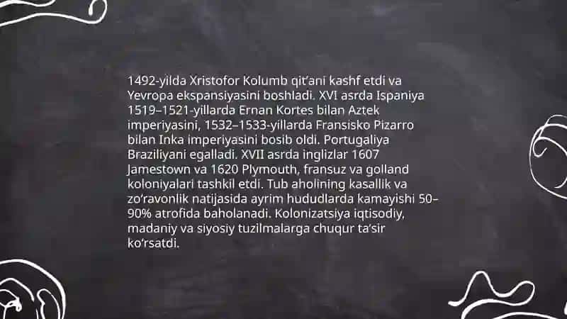 Amerika geografiyasi va tarixi 4