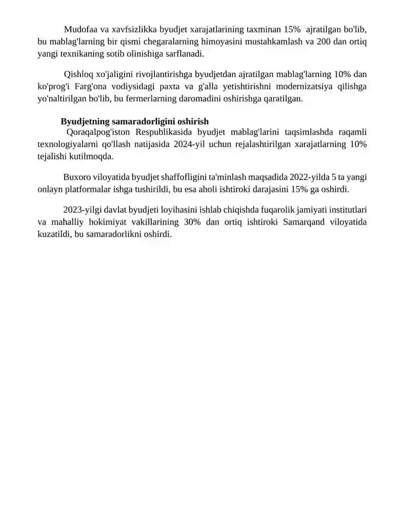 Davlat byudjeti tarkibi va uni takomillashtirish yo'llari 4