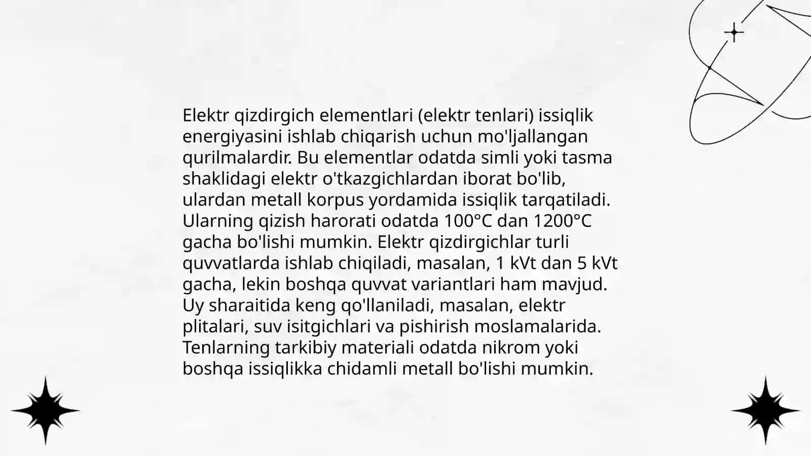 Qizdirgich elementlari 4