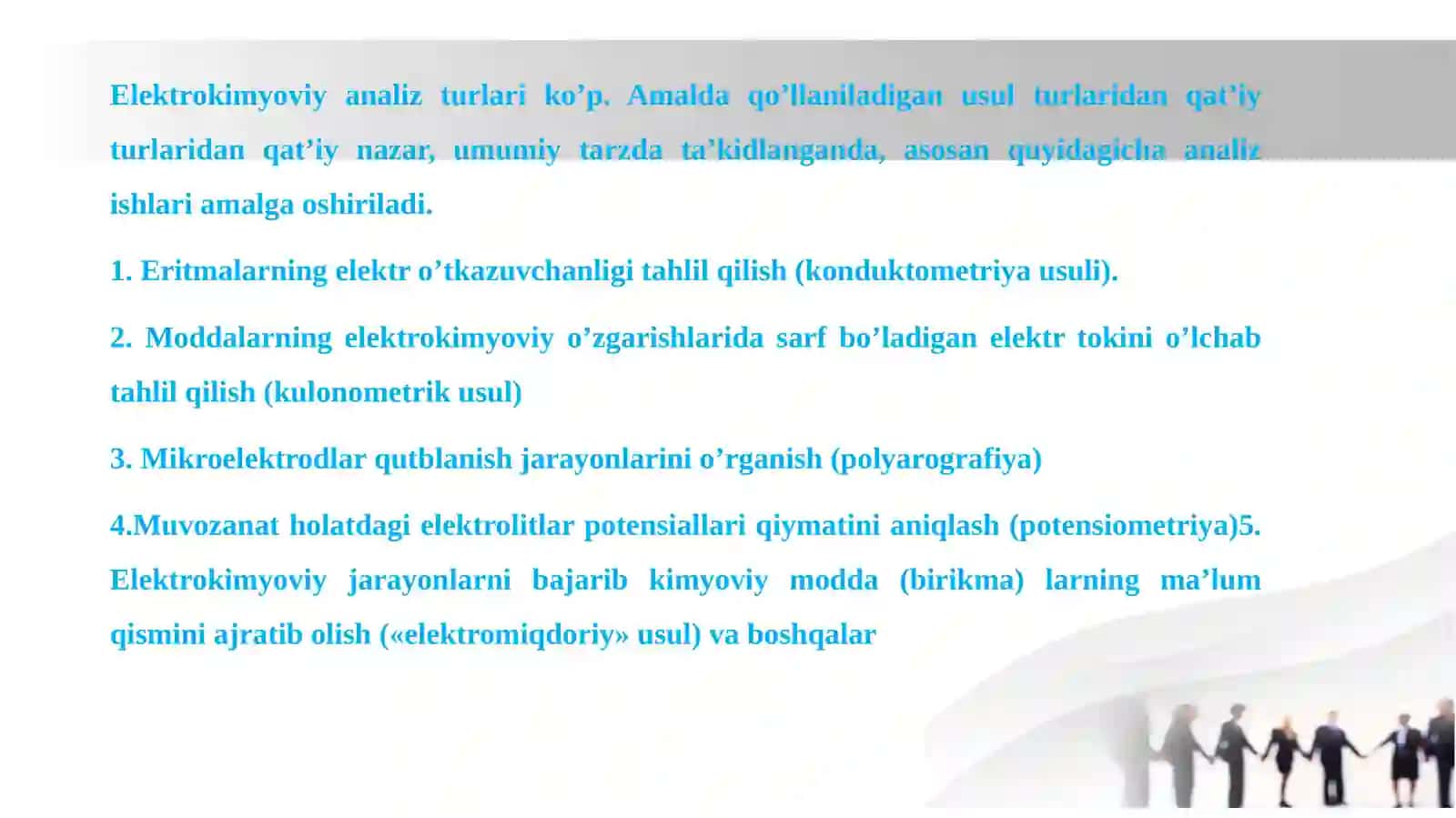 Elektrokimyoviy analiz usullari 4